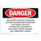 Signmission OSHA Danger Sign, 5" Height, 7" Width, This Room Contains Energized Battery Systems, Landscape OS-DS-D-57-L-2301 - alternate 1